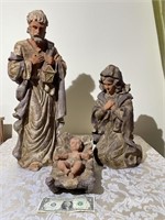 3pc Mary, Joseph, & Jesus CompositeStatues