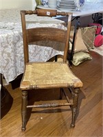 Antique Rush Bottom Side Chair