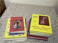 Assorted Collectible Doll Reference Books