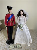 Kate Middleton & Prince William Bride &Groom Dolls