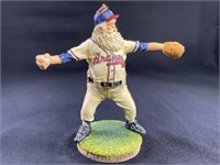 Major League Braves Santa Figurine Ornament