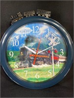 Hourly Action Train Clock - 12 1/2"