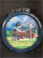 Hourly Action Train Clock - 12 1/2"