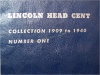 Lincoln Head 1908-1940 Number 1 contains 17 coins