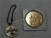 Boy Scout coin & key chain