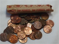 One roll of pennies