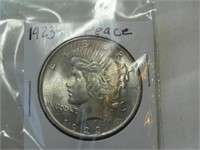 1923 Peace dollar