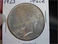 1923 Peace dollar