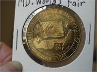 1964-1965 MD World's Fair Souvenir Half