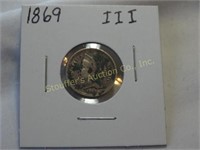 1869 US III cent