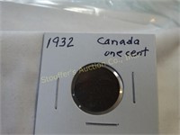 1932 Canada one cent