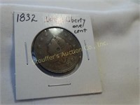 1832 Large Liberty one cent
