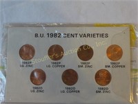 B U 1982 Cent varieties