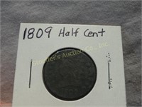 1809 Half cent