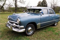 1951 FORD CUSTOMER 4 DOOR, ALPINE BLUE