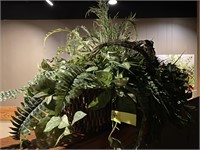 Artificial Greenery Plant in Basket Decor