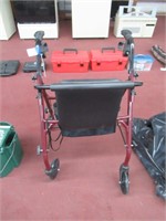 Medline wheeled walker with seat