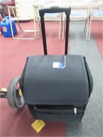 wheeled briefcase with pull handle