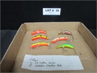 6 Vintage Fishing Lures