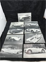 9 Oversize Arcade Sports and Exotic Car Cards (5 3