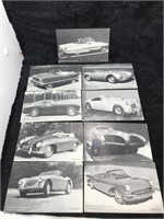 9 Oversize Arcade Sports and Exotic Car Cards (5 3
