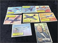 1957 Topps Planes of the World Blue Back