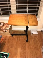 Cherry Laptop Work Stations on Casters