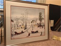 "Dividing of the Ways" by Grandma Moses