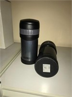 2 Thermos with Metal Spoons