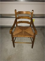 Wicker Chair w/ Wide Seat