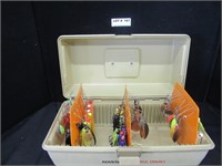 Tackle Box with Spinner Baits