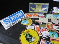 License plate & stickers