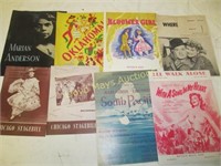 Vintage Sheet Music & Play Bills +
