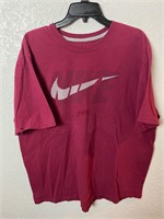 Nike Big Check Maroon Shirt