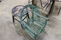 Primitive Stool & Chair