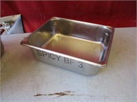 Bid X 13: 12"X10" SS Food Containers