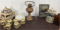 ANTIQUE LAMP & ESTATE ITEMS ! -F   NO SHIPPING