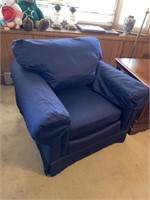 Blue Upholstery Side Chair