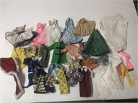 Vintage lot Of Barbie Doll Clothes some labeled
