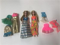 Vintage 1974 Topper Dawn Doll lot with extra
