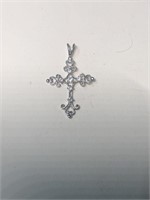 Sterling Silver cross necklace charm