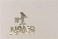 14k gold #1 Nana necklace charm