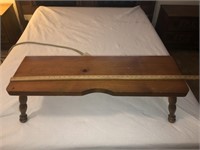 Vintage Wooden bench measures approx 35” x 11” x