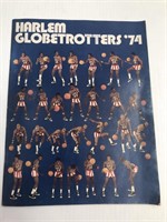 1974 Harlem Globetrotters basketball program