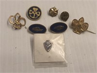Vintage Boy Scout and Girl Scout pin lot