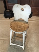 Vintage Metal Chair 31” high