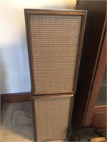 Vintage Wood cased speakers