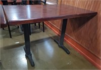 BUTCHER BLOCK STYLE DINING TABLE