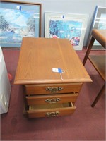 3 drawer end table 21"x 27"x 20"