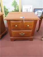 2 drawer end table 22" tall